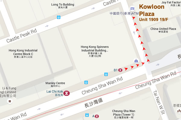 Map of Kowloon Plaza